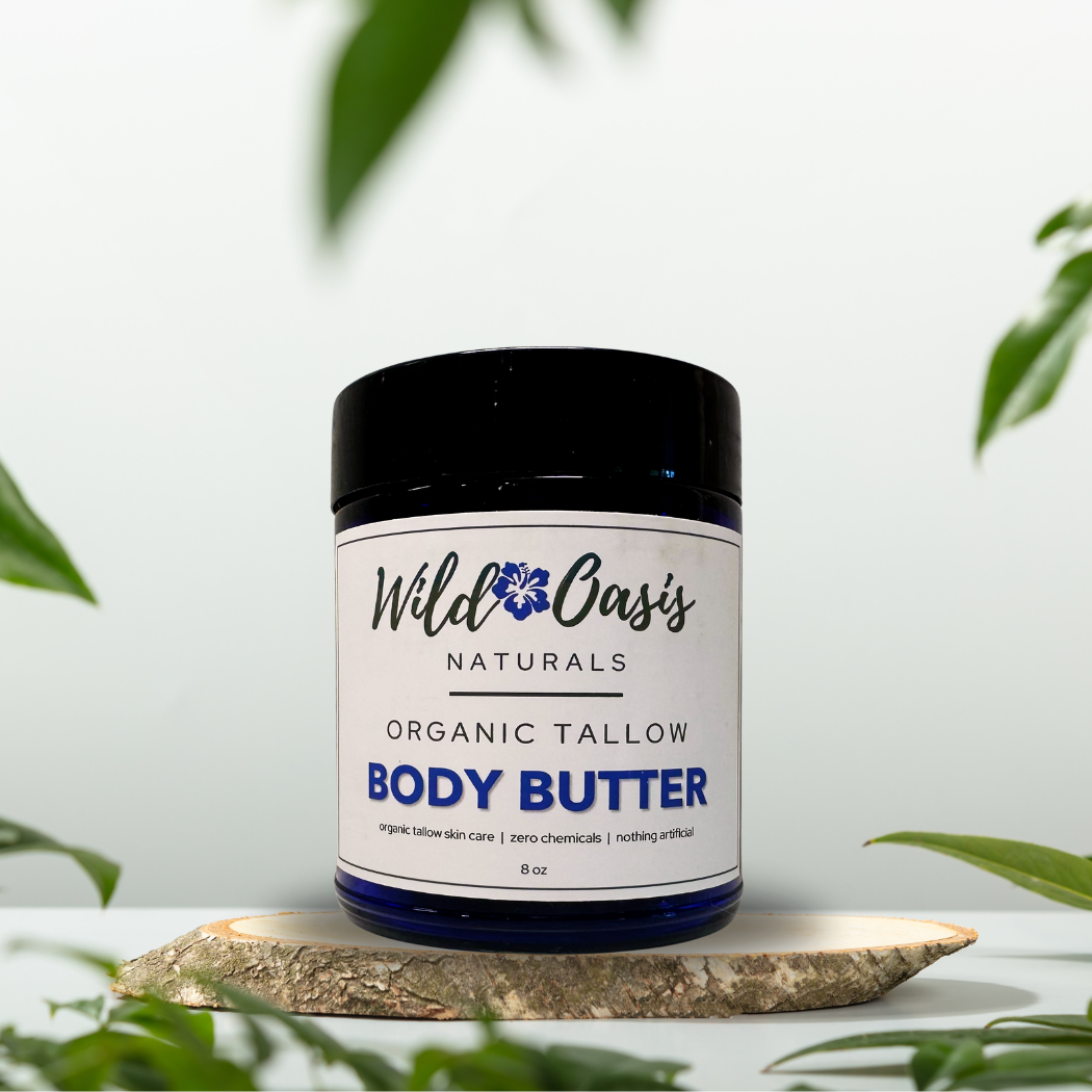 Body Butter - 8 oz - Organic Tallow Cream