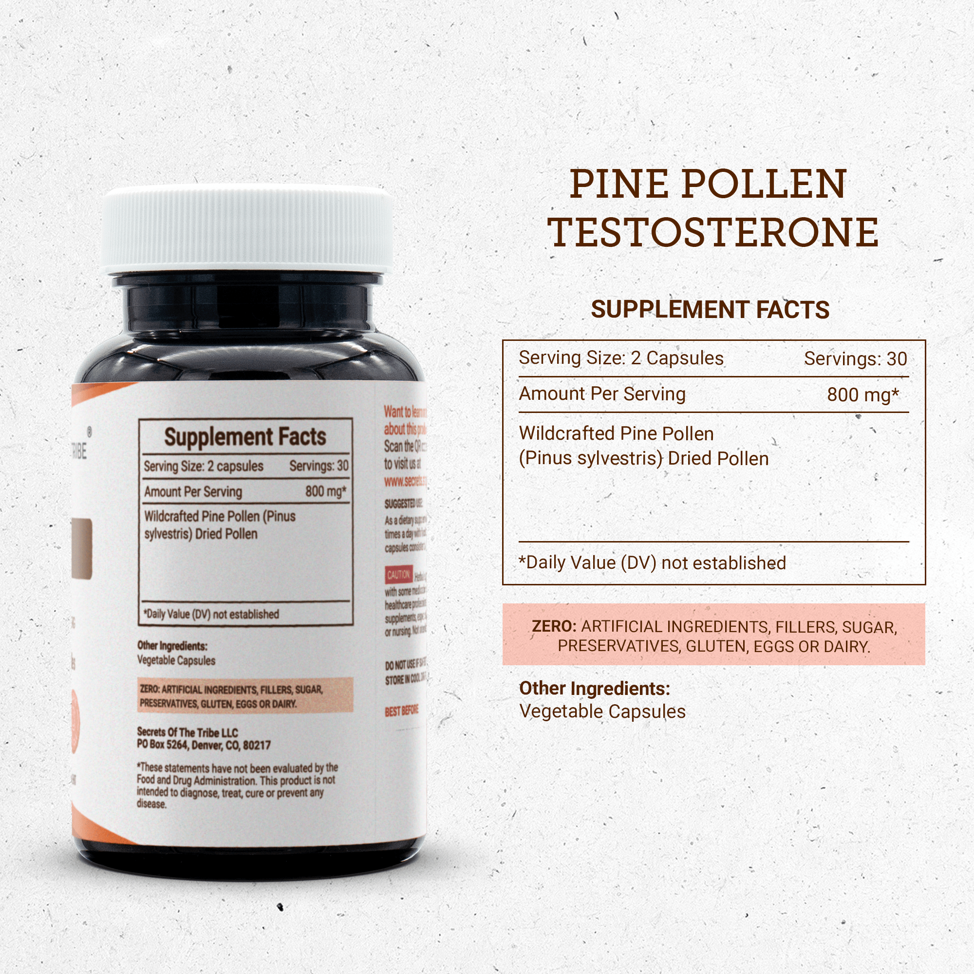 Pine Pollen Testosterone Capsules