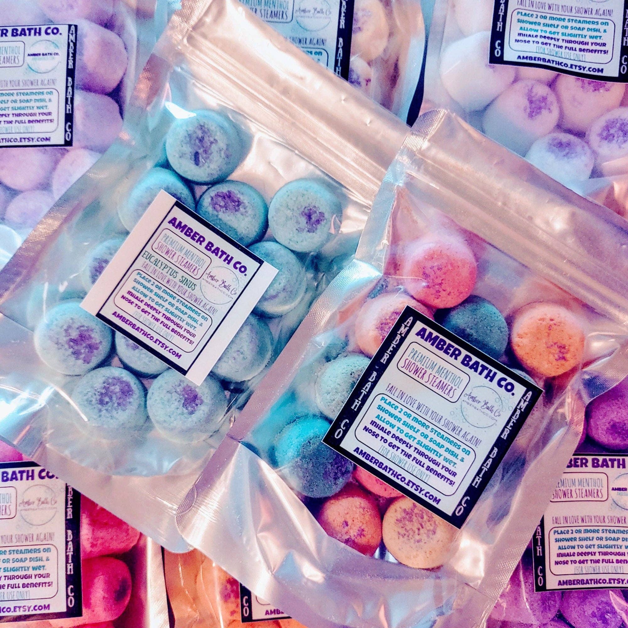 Menthol Shower Steamers | 12 Pack | Choice of Scent