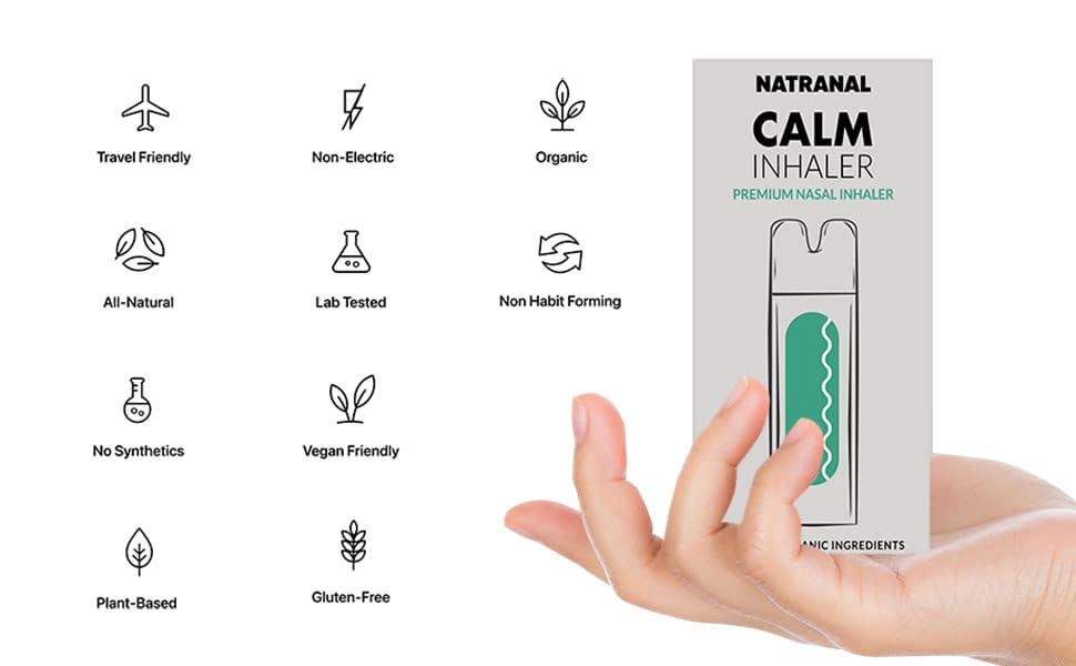 Natranal Organic Calm Nasal Aromatherapy Inhaler