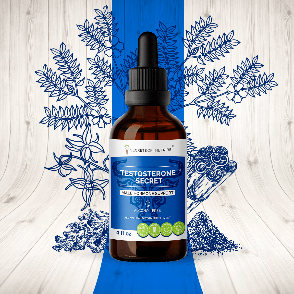Testosterone Secret. Male Hormone Support