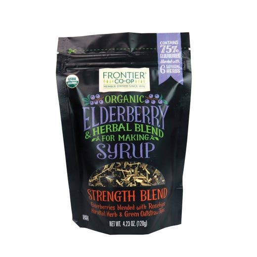 Frontier Co-op Elderberry & Herbal Blend, Certified Organic