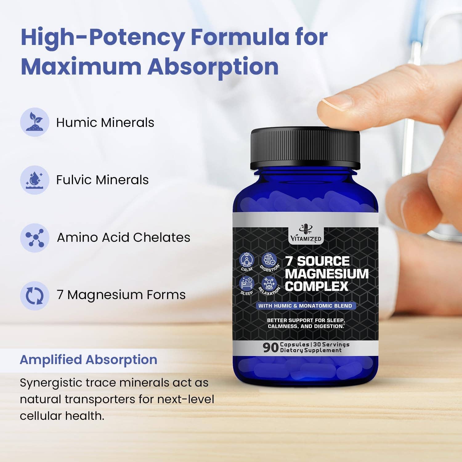 Magnesium Complex for Sleep, Relaxation, Digestion & Calm