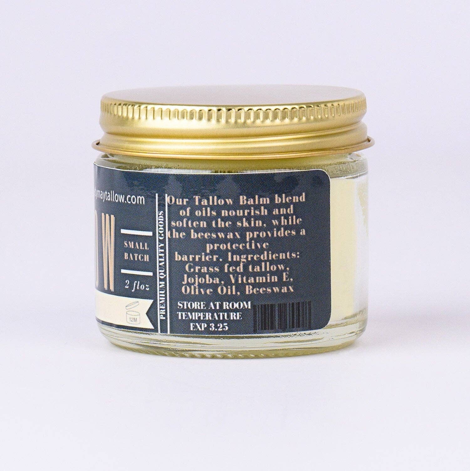 Unscented Grass-Fed Tallow Balm – All-Natural Moisturizer