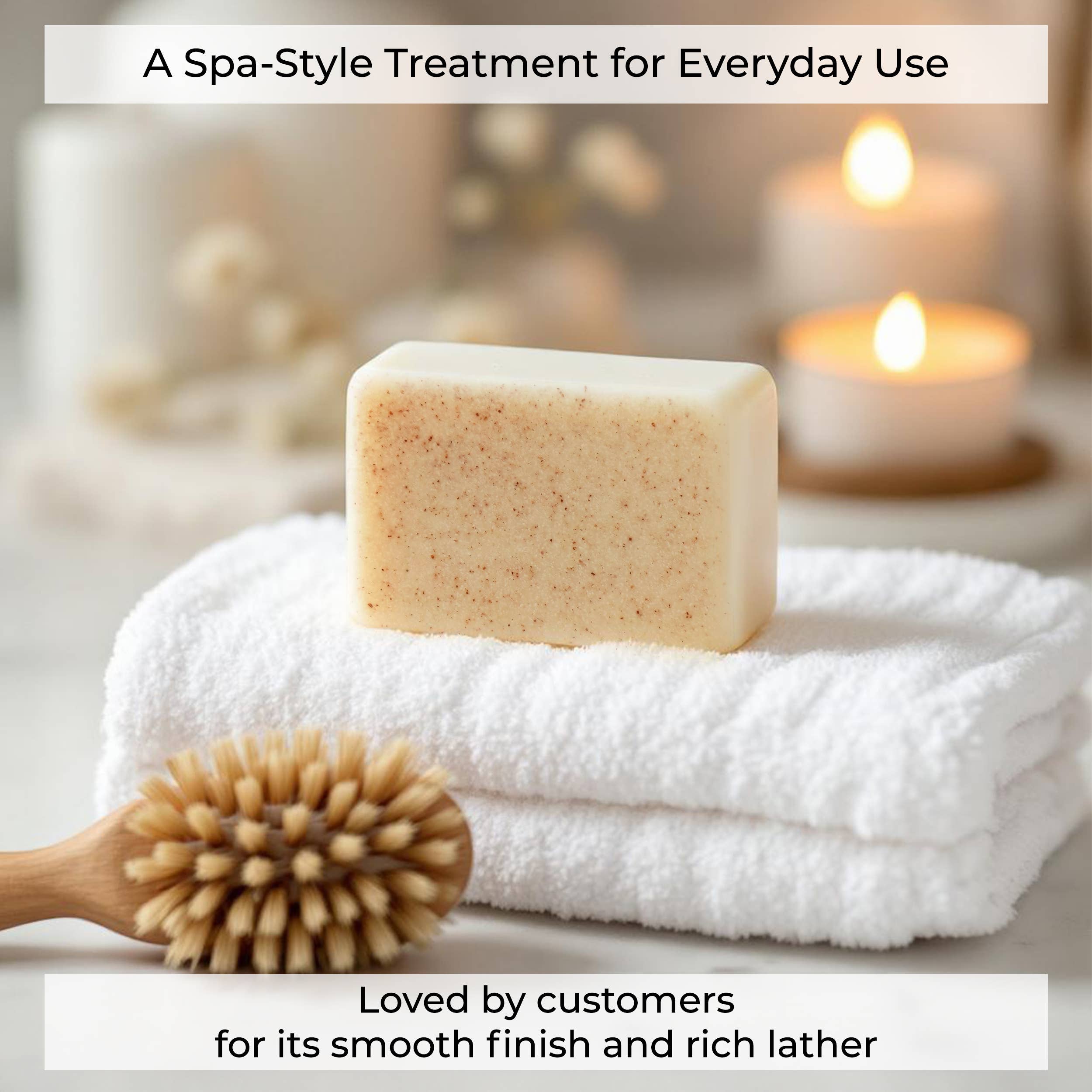 Pink Himalayan Anti-Inflammatory Salt Exfoliating Scrub Bar