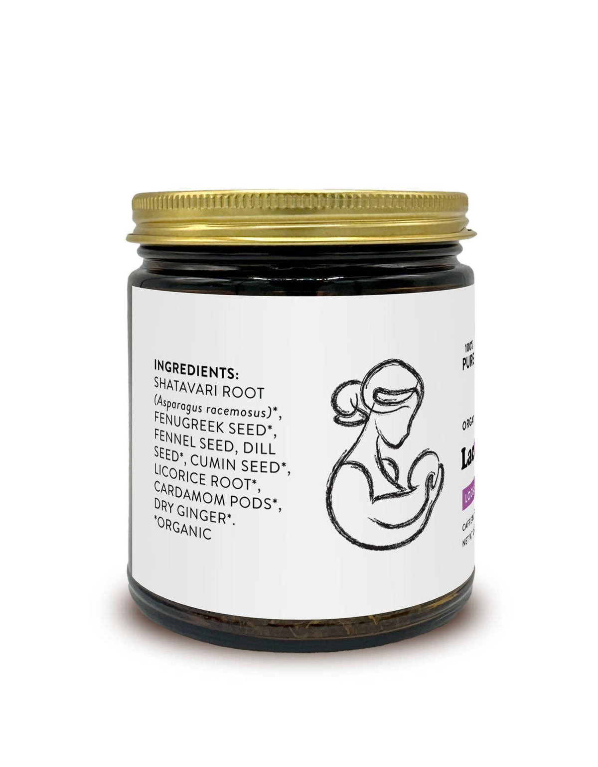 Lacteation - Ayurvedic Lactation Tea, Certified Organic - 4oz (113g)