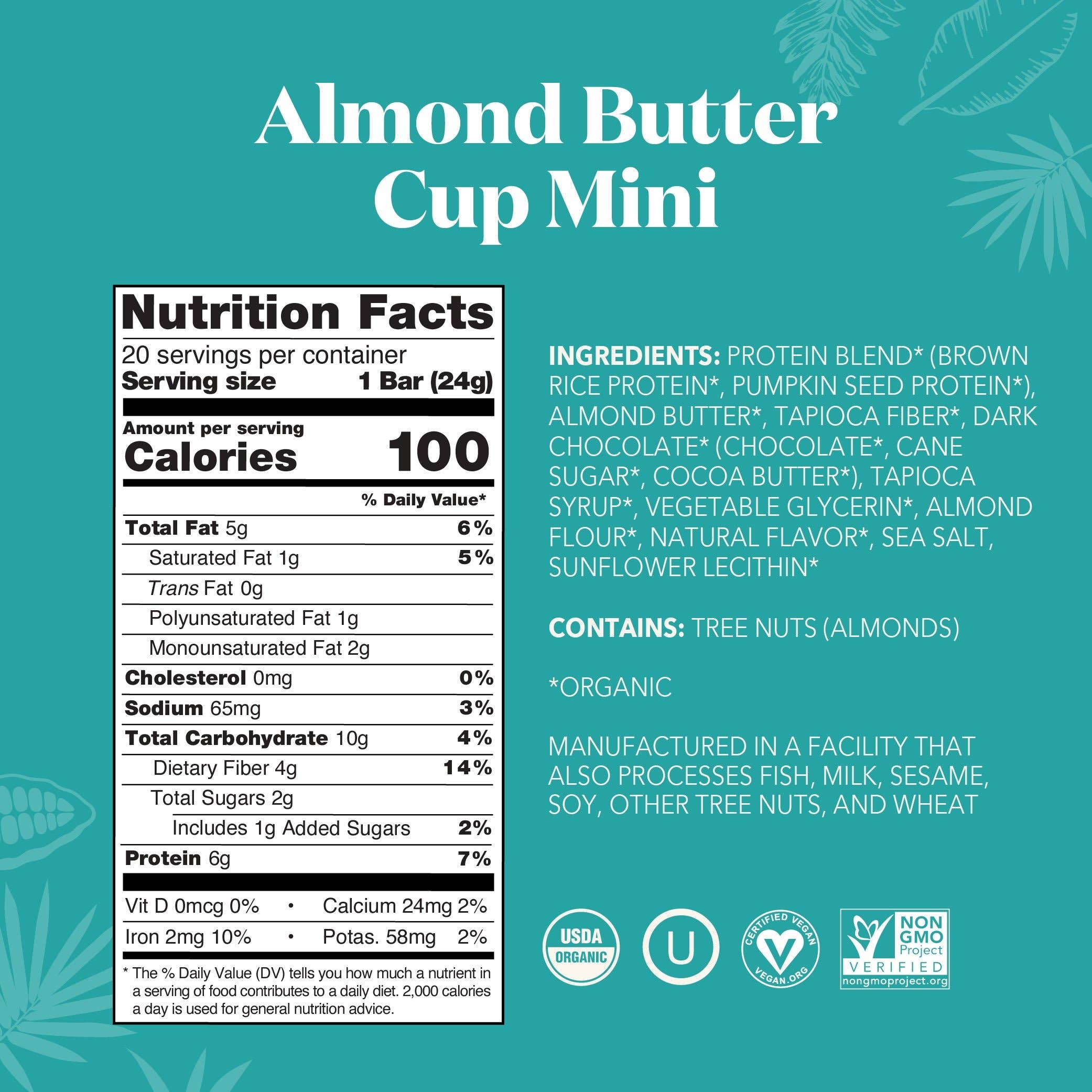 Mini Bars - Almond Butter Cup