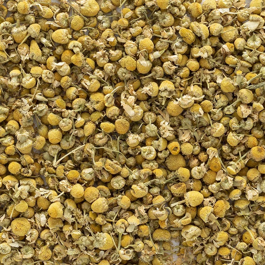 German Chamomile Flowers, Whole, Organic, Kosher, Bulk 1lb