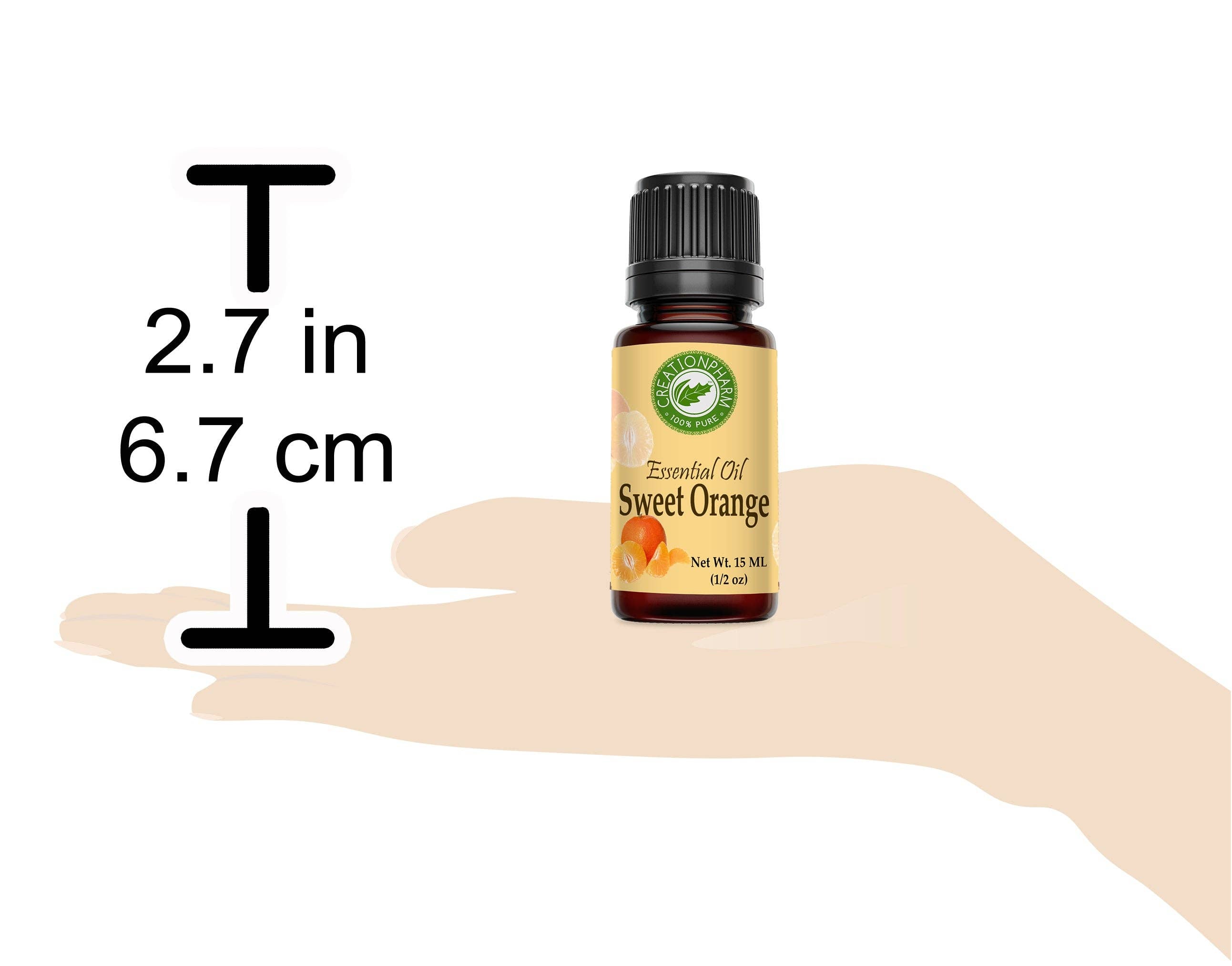 Sweet Orange Essential Oil 100% Pure  Creation Pharm - Aceite esencial de naranja dulce