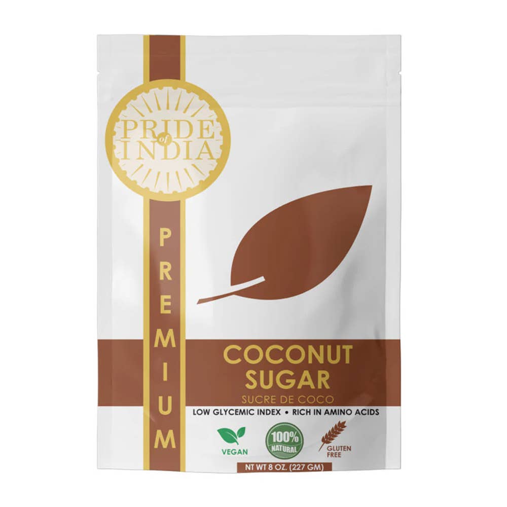 Coconut Sugar by Pride of India - 8 Oz