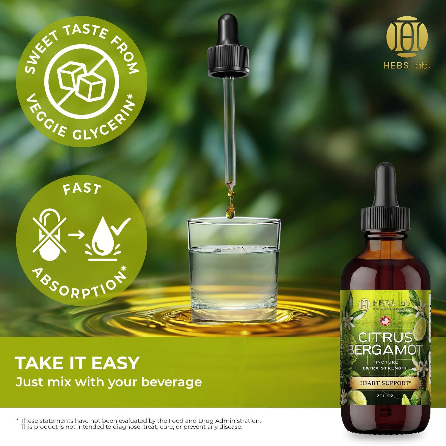 Citrus Bergamot Liquid Extract – Heart & Cholesterol support