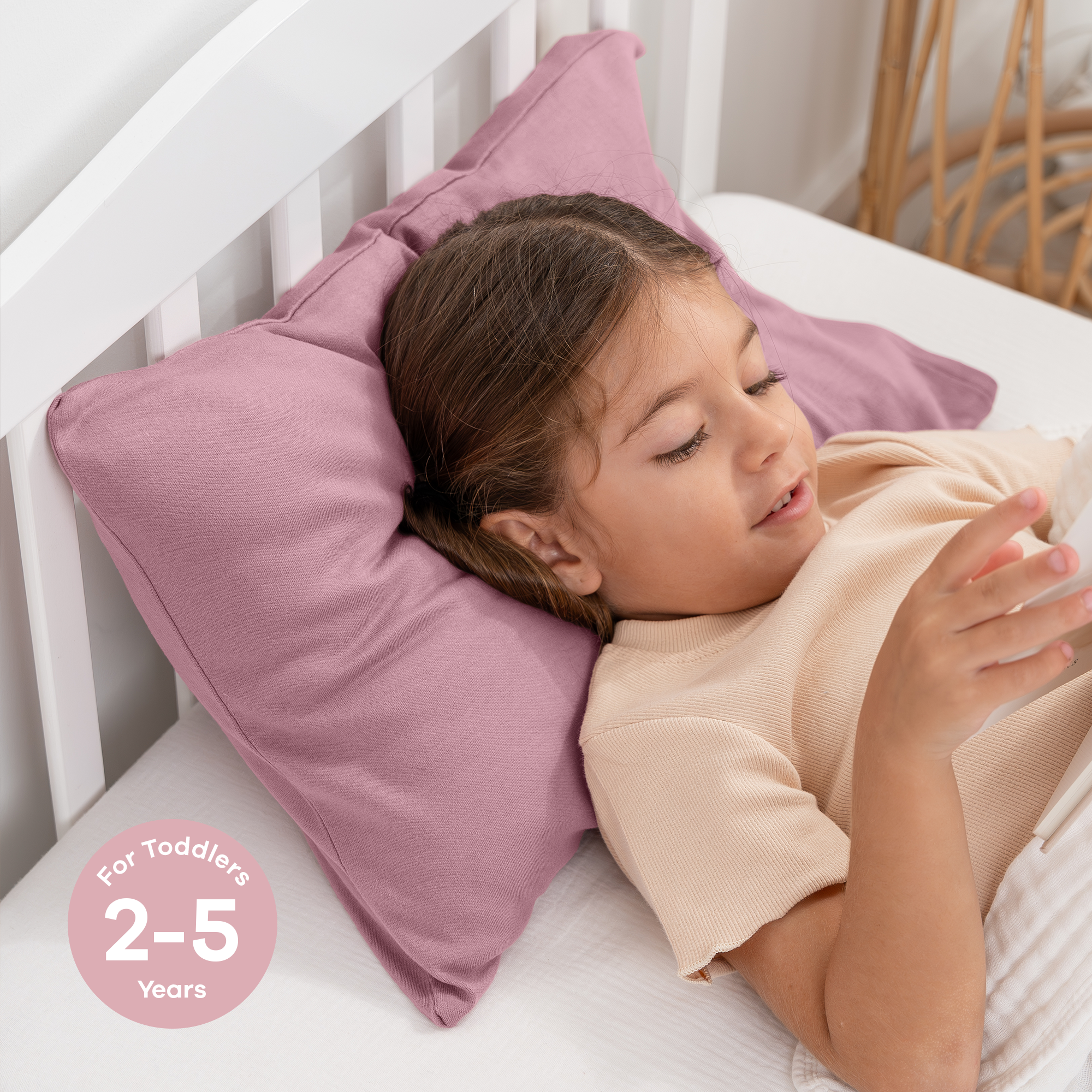 Toddler Pillow, Breathable Kids Travel Pillow by Comfy Cubs