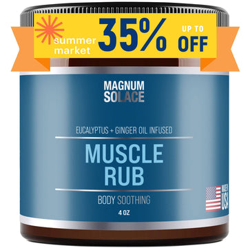 Natural Muscle Rub for Soreness, Joint Pain Relief