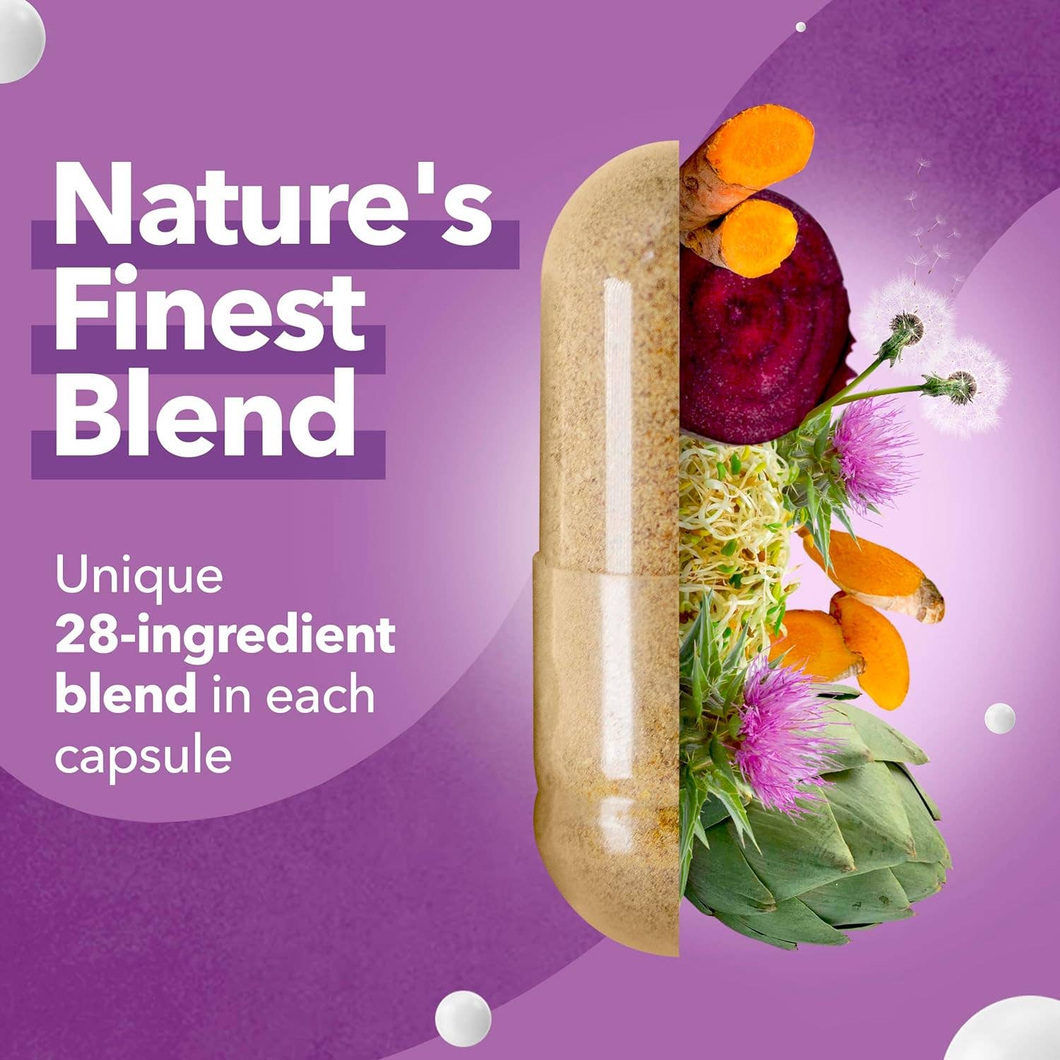 Liver Cleanse and Detox Supplement 28 In 1 Powerfull Blend