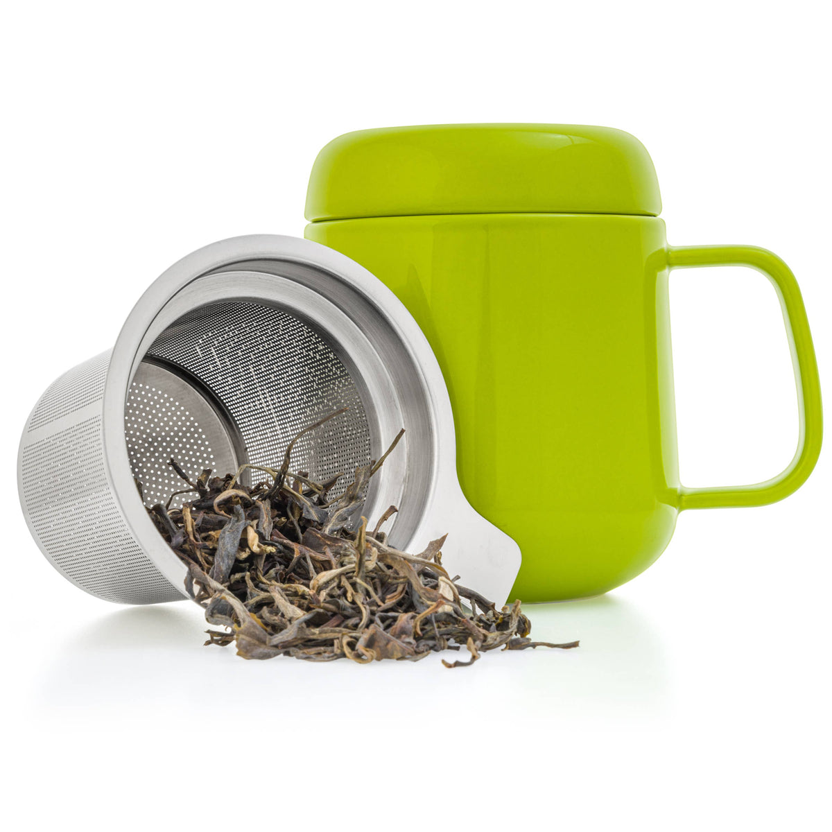 Sumo Porcelain Matte Finish Mug Cup With Infuser 15oz