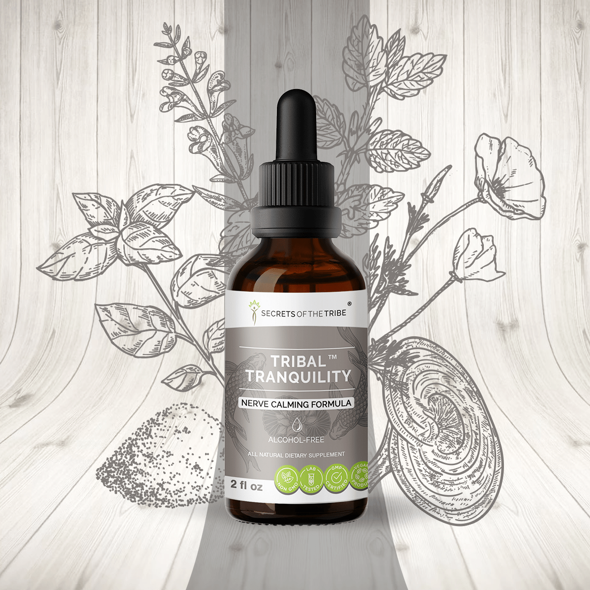 Tribal Tranquility. Nerve Calming Formula