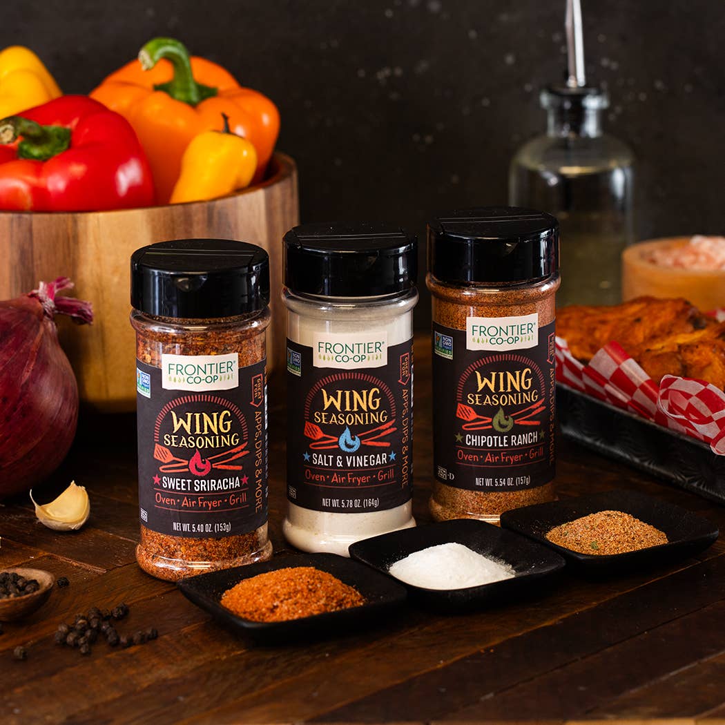 Sweet & Spicy Siracha Wing Seasoning, Kosher, Non ETO 5.4 Oz