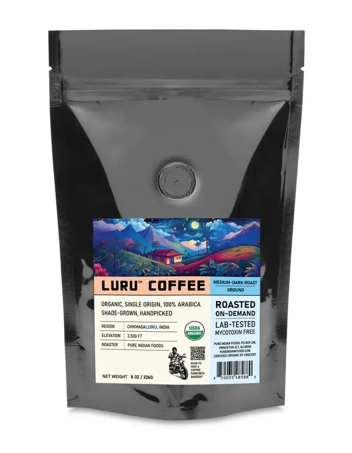 LURU Coffee, Organic - 8 oz