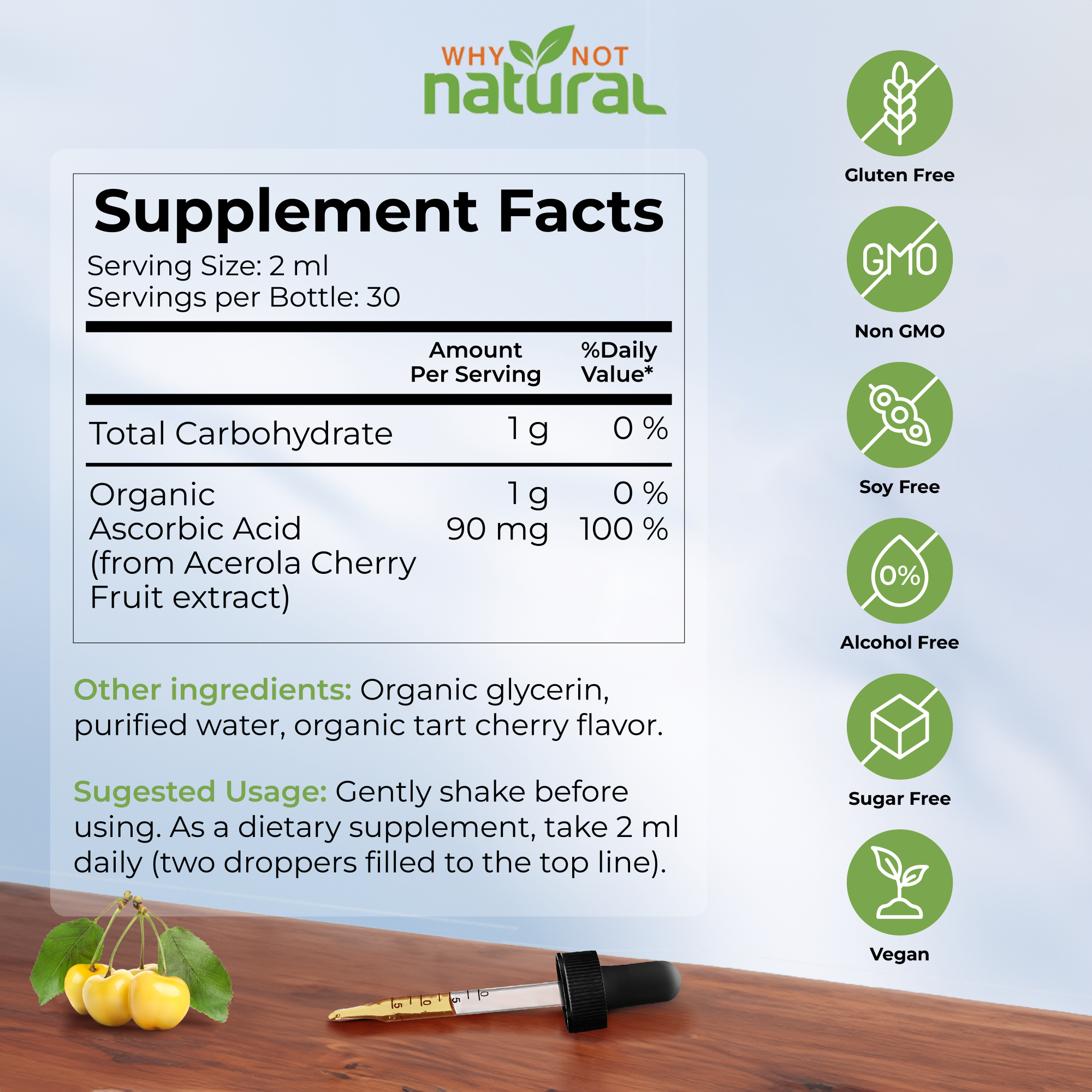 Organic Liquid Vitamin C