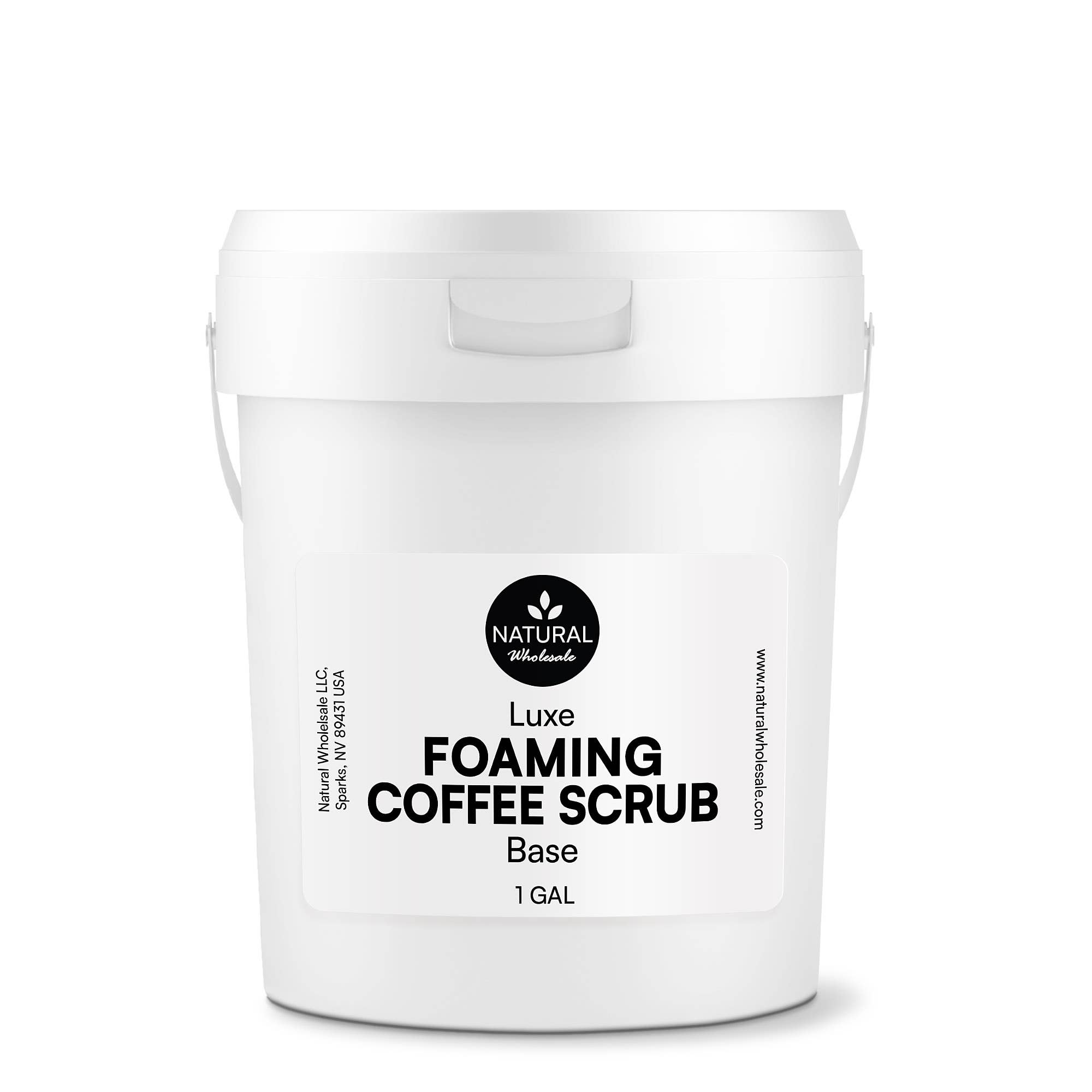 Luxe Foaming Coffee Scrub Base, Unscented | Bulk Skincare