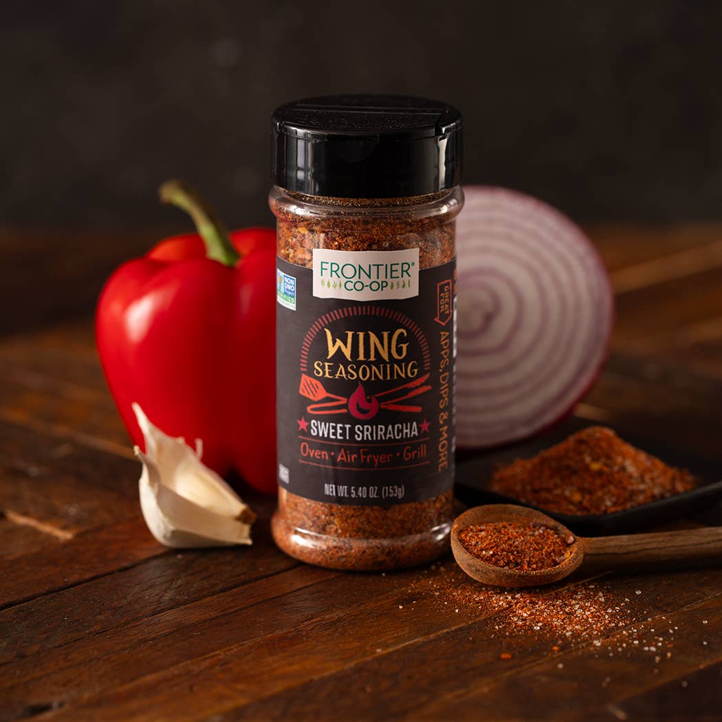 Sweet & Spicy Siracha Wing Seasoning, Kosher, Non ETO 5.4 Oz