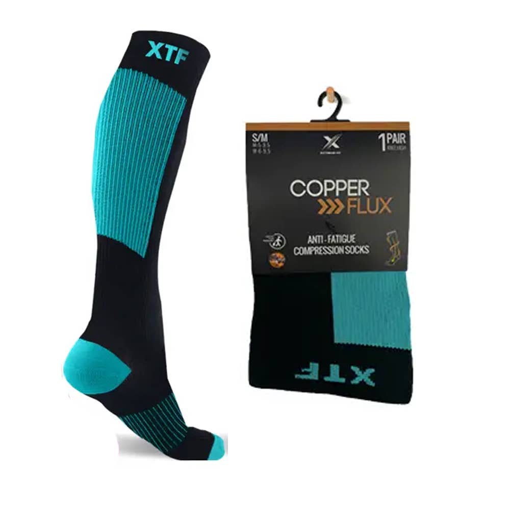 COPPER-INFUSED SOCKS - SKYBLUE