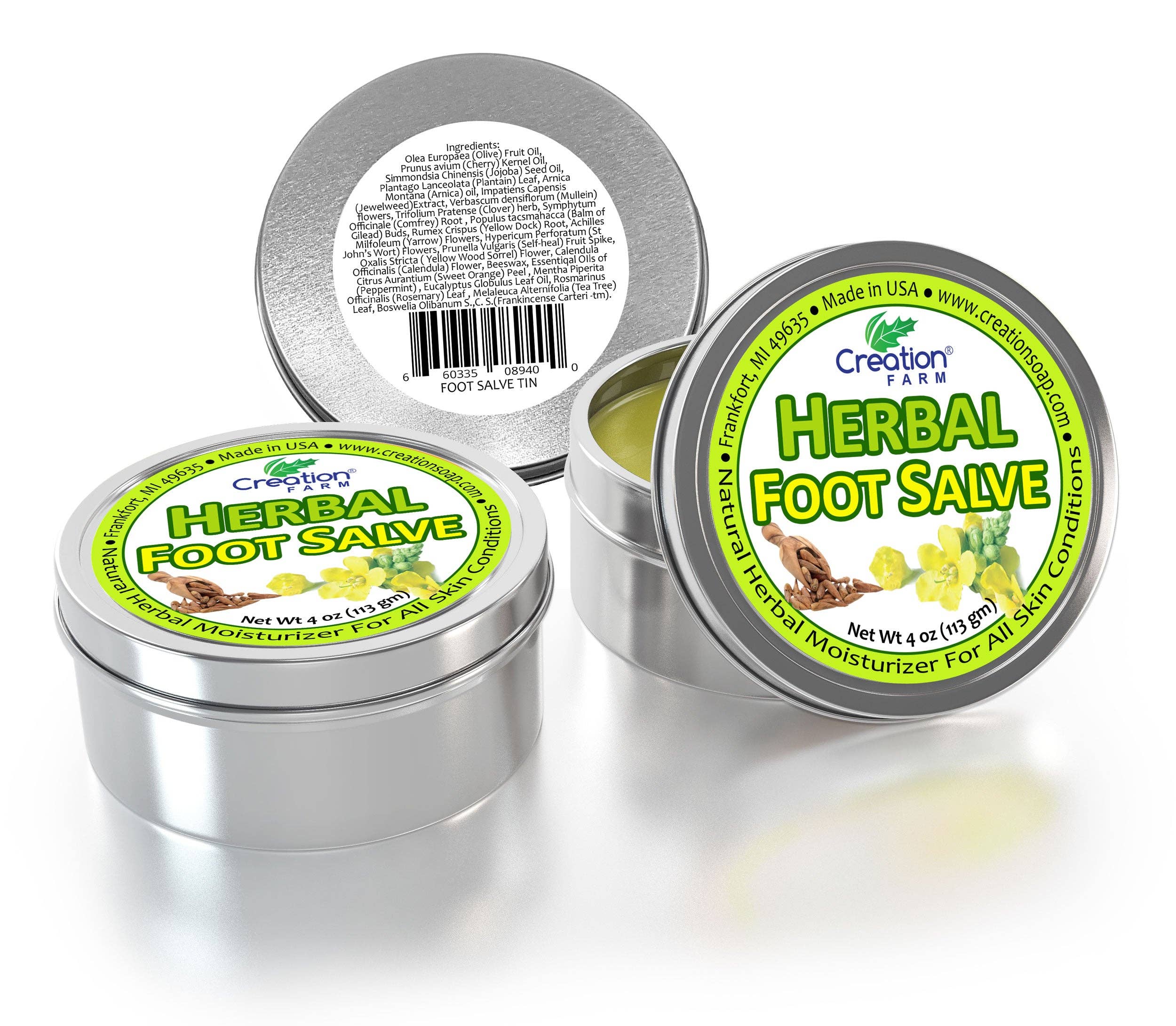 Foot Salve - Herbal Foot Salve - Foot Balm - Balsamo de Pies de Hierbas