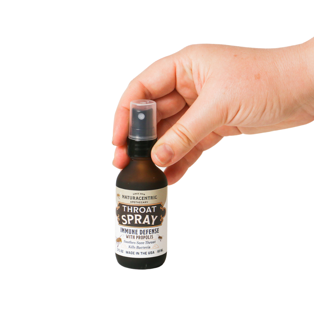 Immune Defense Throat Spray with Propolis & Honey