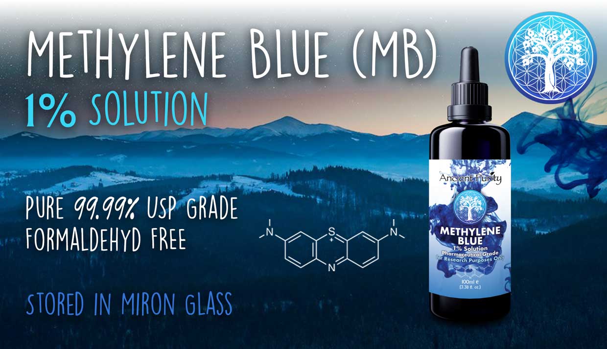 Methylene Blue - 100ml | 1% Solution | 99.99% Pure USP Grade