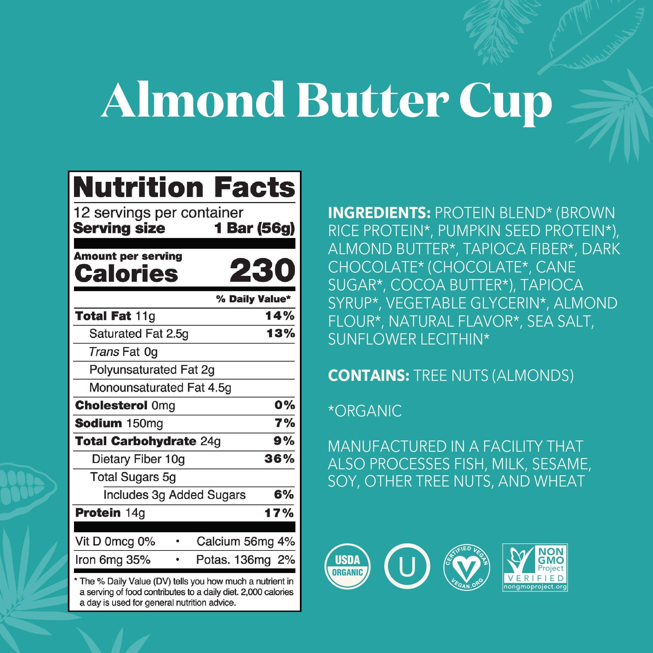 Almond Butter Cup Protein Bar