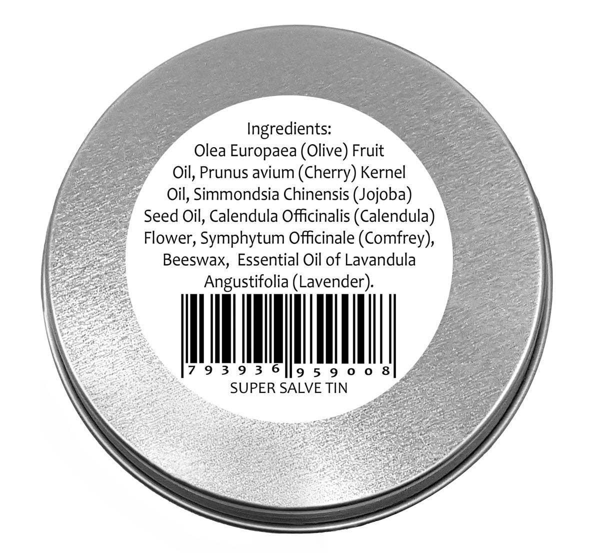 Calendula-Comfrey Salve - Super Salve - Large 4 oz Tin, Super Salve, Herbal Salve
