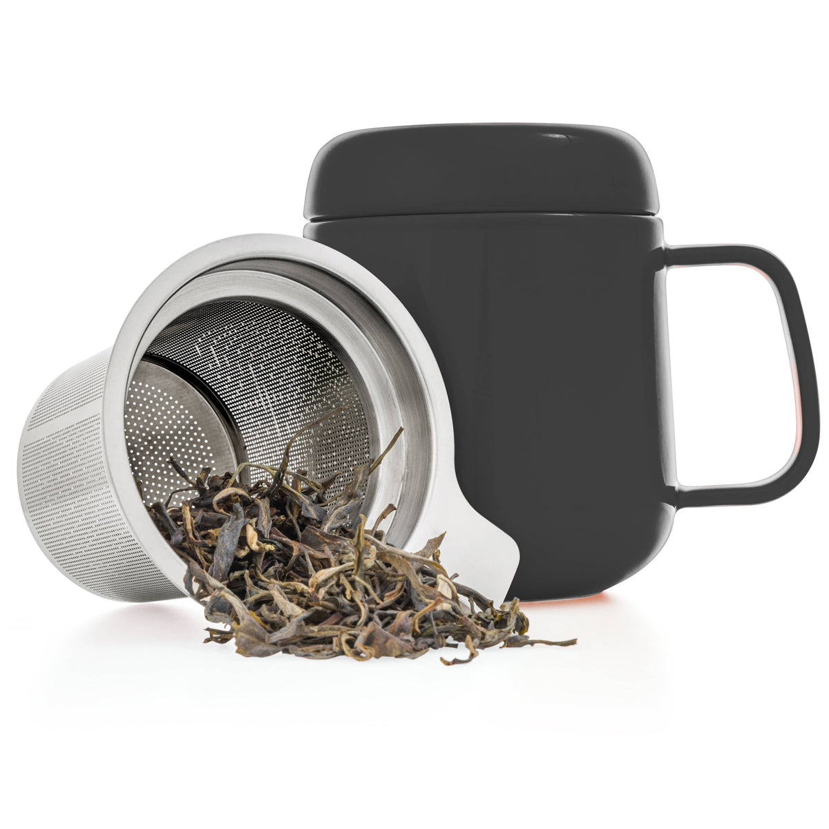 Sumo Porcelain Matte Finish Mug Cup With Infuser 15oz
