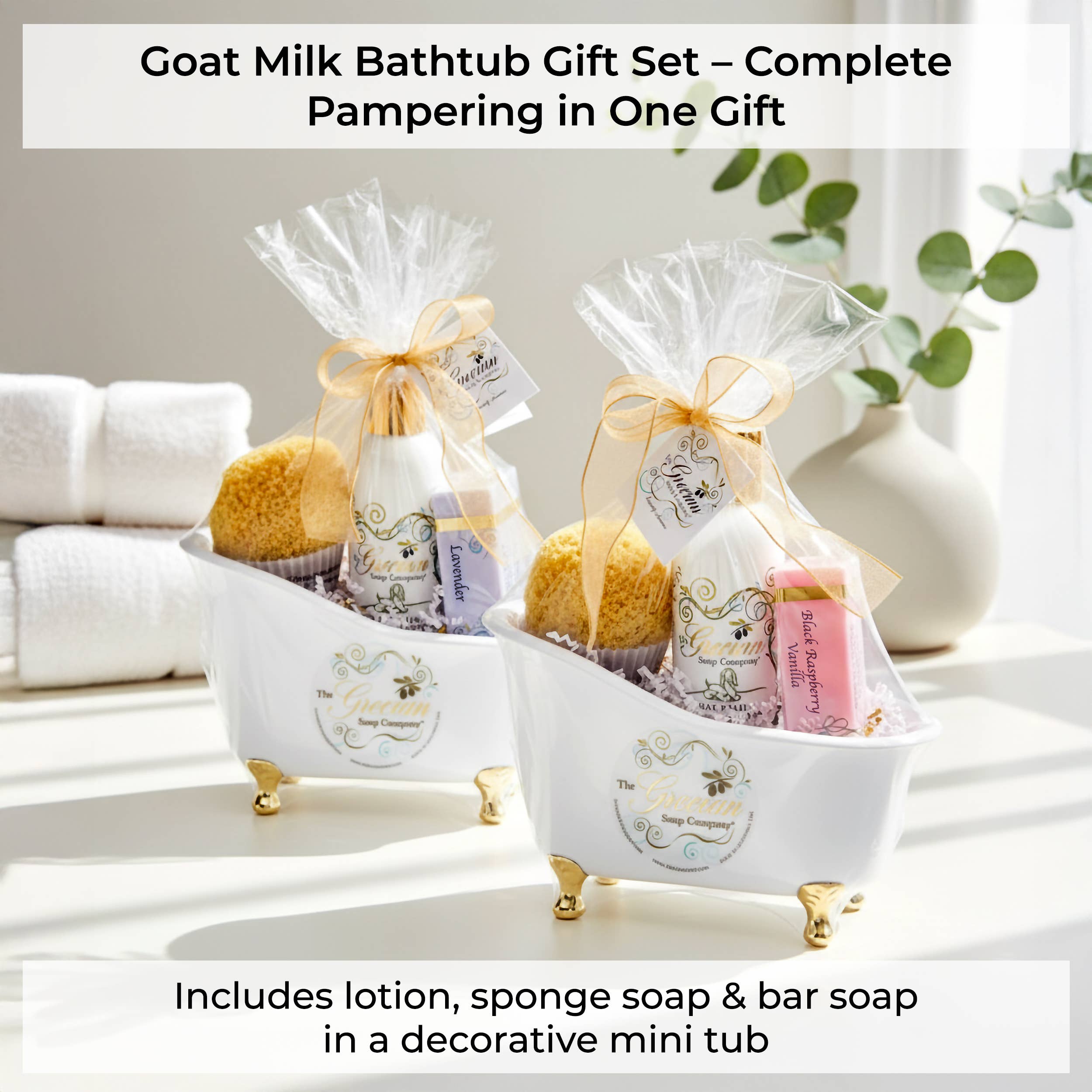 Goat Milk Relaxation Hydrating Bath Essential Gift Set