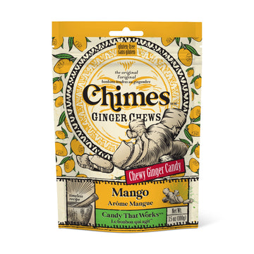 Chimes Mango Ginger Chews Candy - 3.5 oz Bag