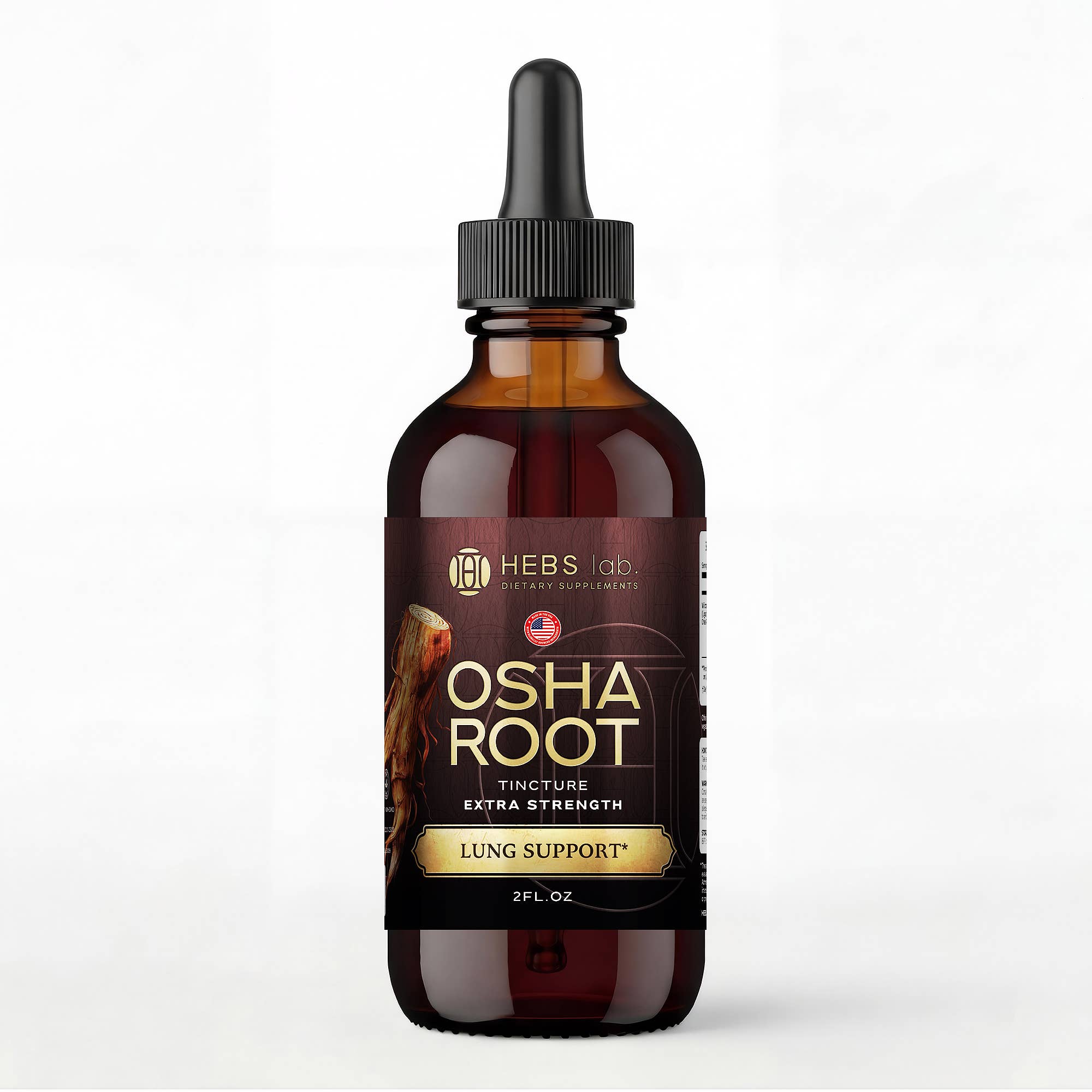 Osha Root Liquid Extract – Lung & Respiratory Support 