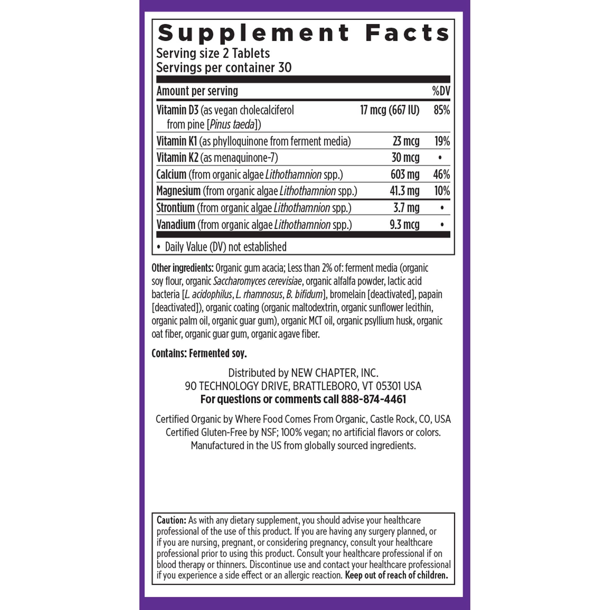 Organic Plant Calcium: Women Under 40