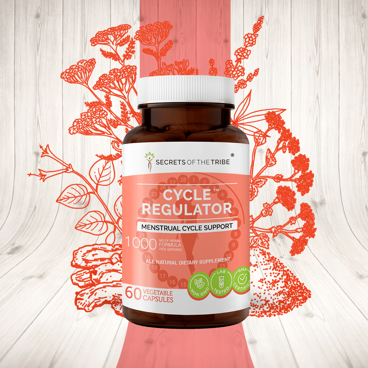 Cycle Regulator Capsules. Menstrual Cycle Support