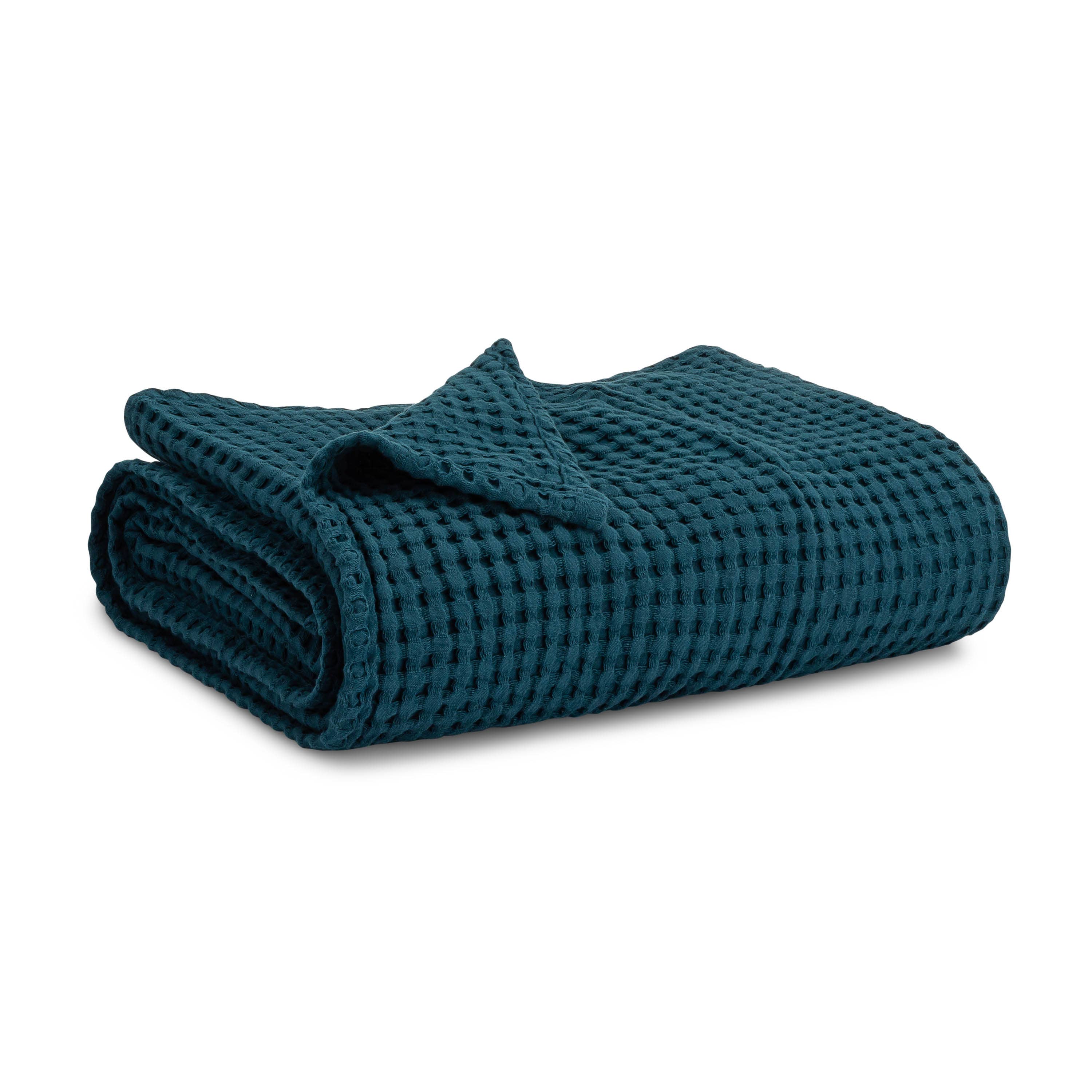 Waffle Baby Blanket, 40" x 40" Swaddle Blanket by Comfy Cubs