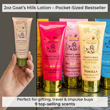 Organic Beauty Hydrating Goat Milk Lotion Tubes 2oz.