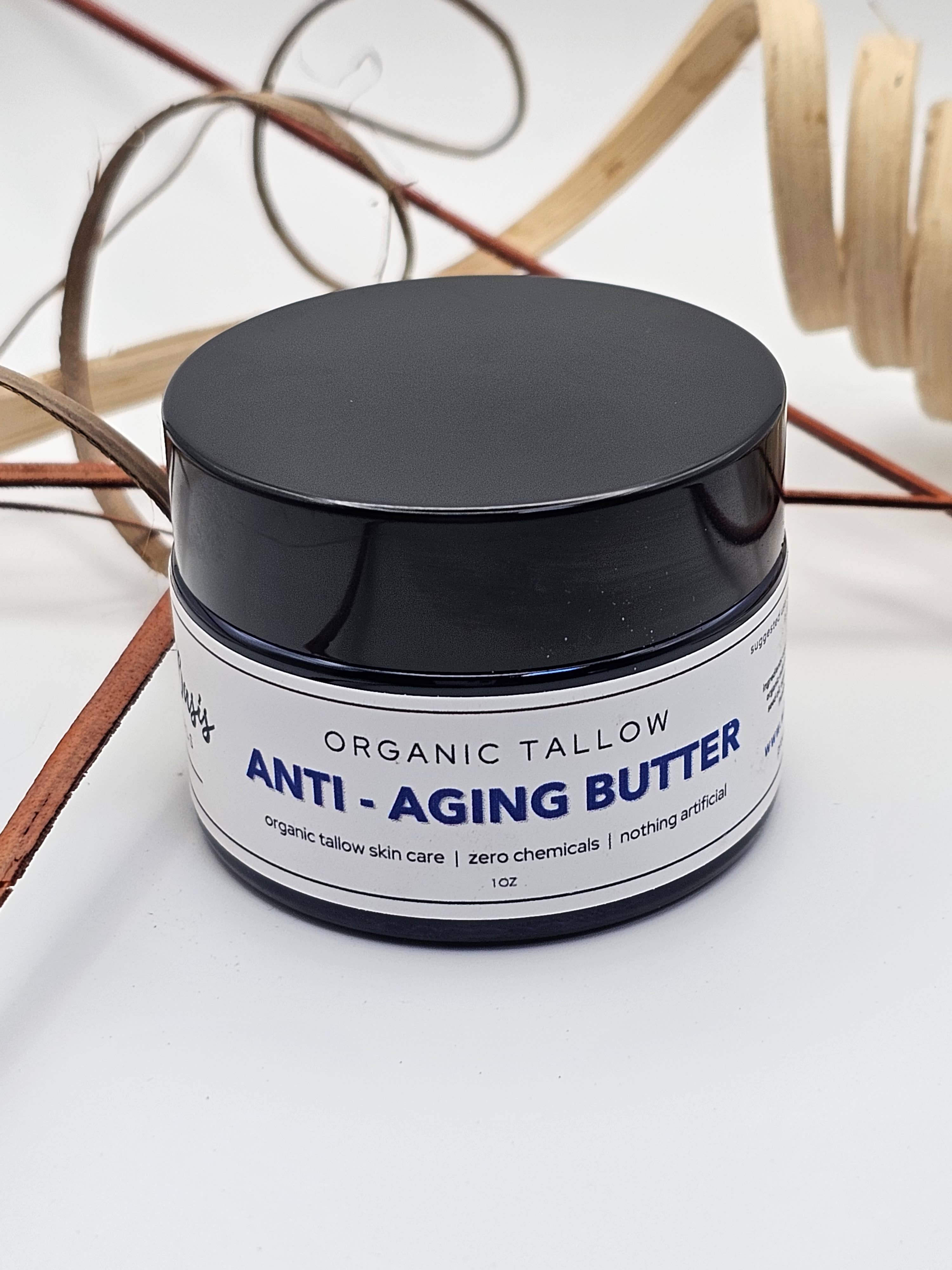 Anti-Aging Butter - 2 oz - Organic Tallow Anti-Wrinkle Cream
