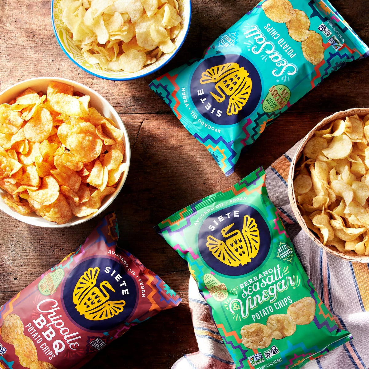 Mix Pack Kettle Cooked Potato Chips 5.5oz - 24 bags