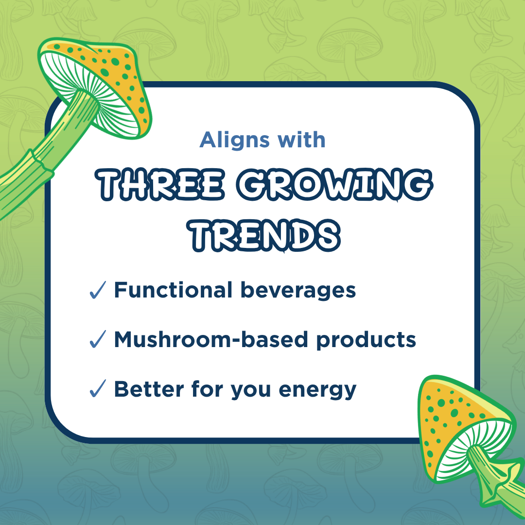 Mushroom Energy Drink |  Variety Pack | Adaptogen