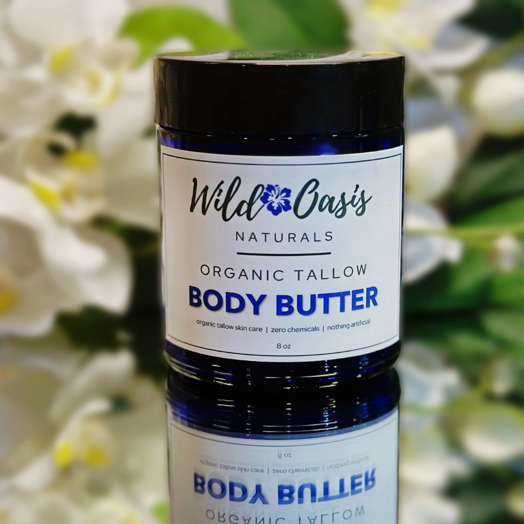 Body Butter - 8 oz - Organic Tallow Cream