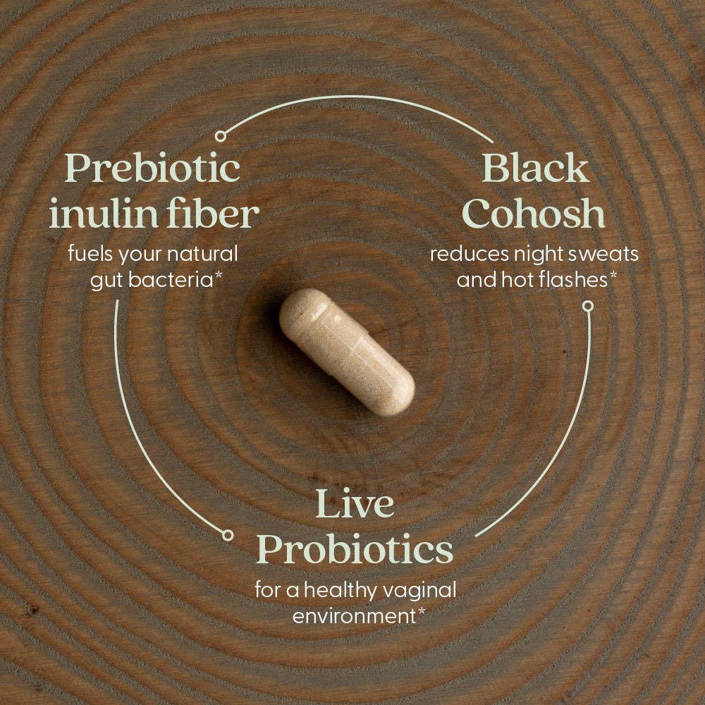 All-Flora™ Probiotic Menopause Balance, 30 Vegan Capsules