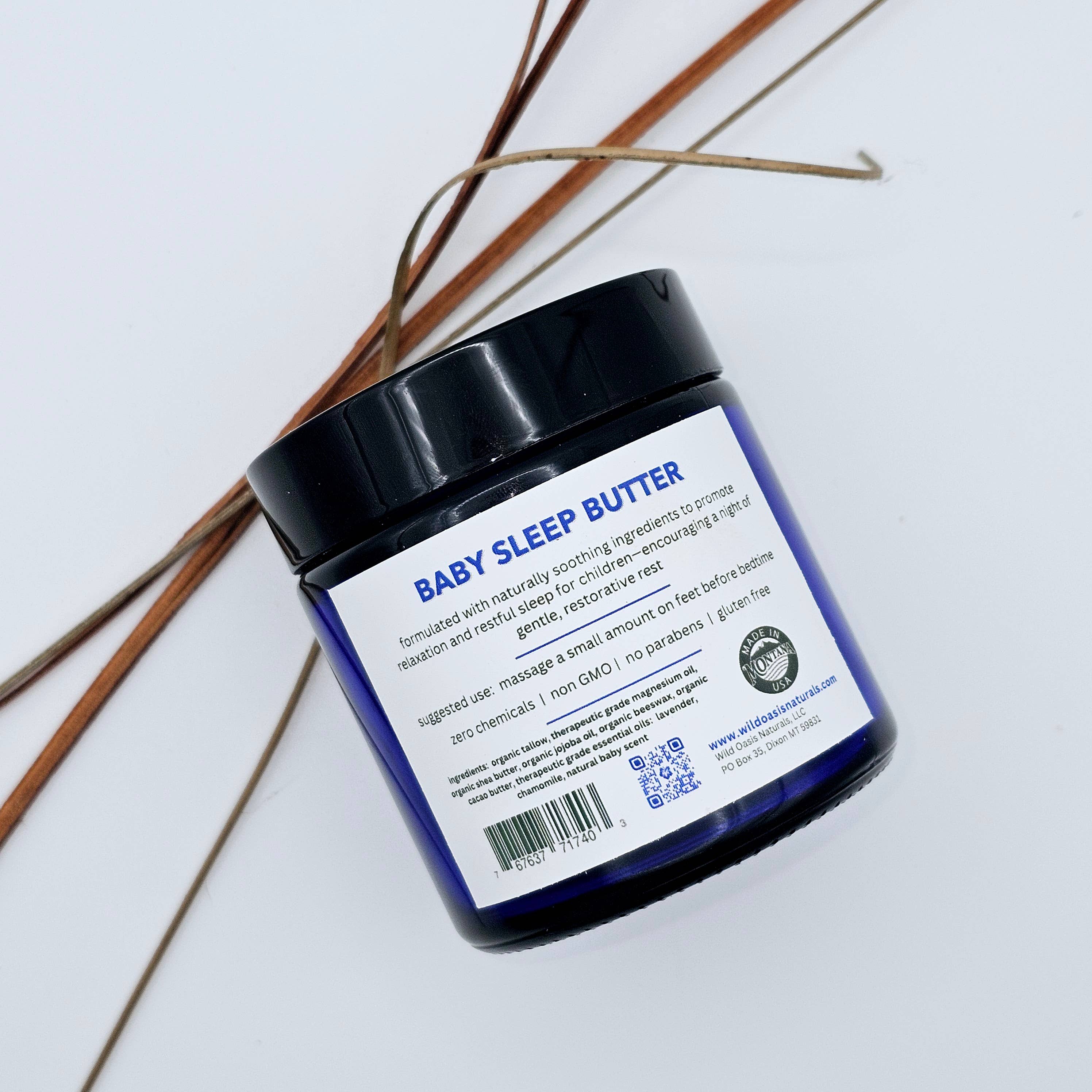 Baby Sleep Butter - 4 oz - Organic Tallow Baby Sleep Cream