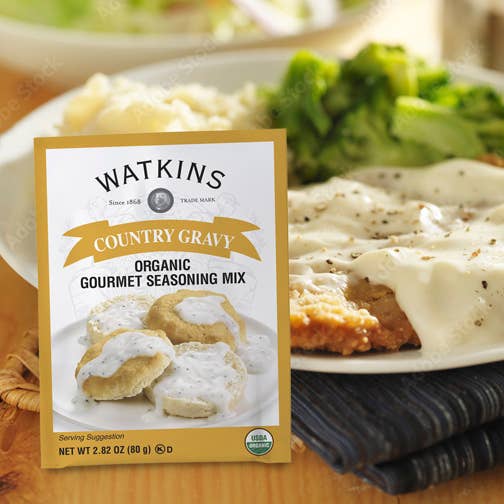 Organic Country Gravy Gourmet Seasoning Mix, 2.82 oz