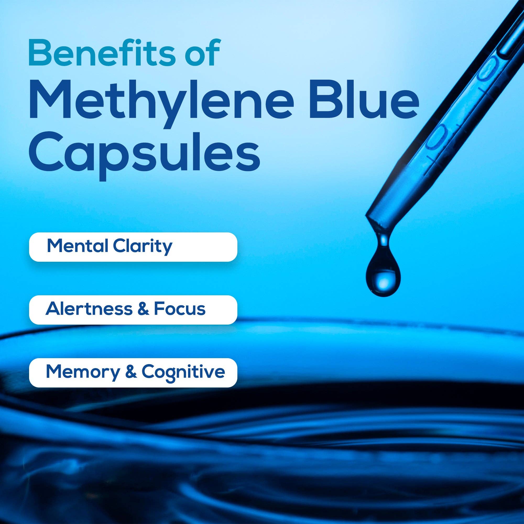 HARMONIFY Methylene Blue Capsule + 7 Mushroom Extract Complex – Brain & Immune Support | 60 Capsules