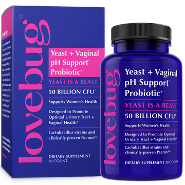 Yeast & Vaginal pH Support Probiotic Oral Supplement