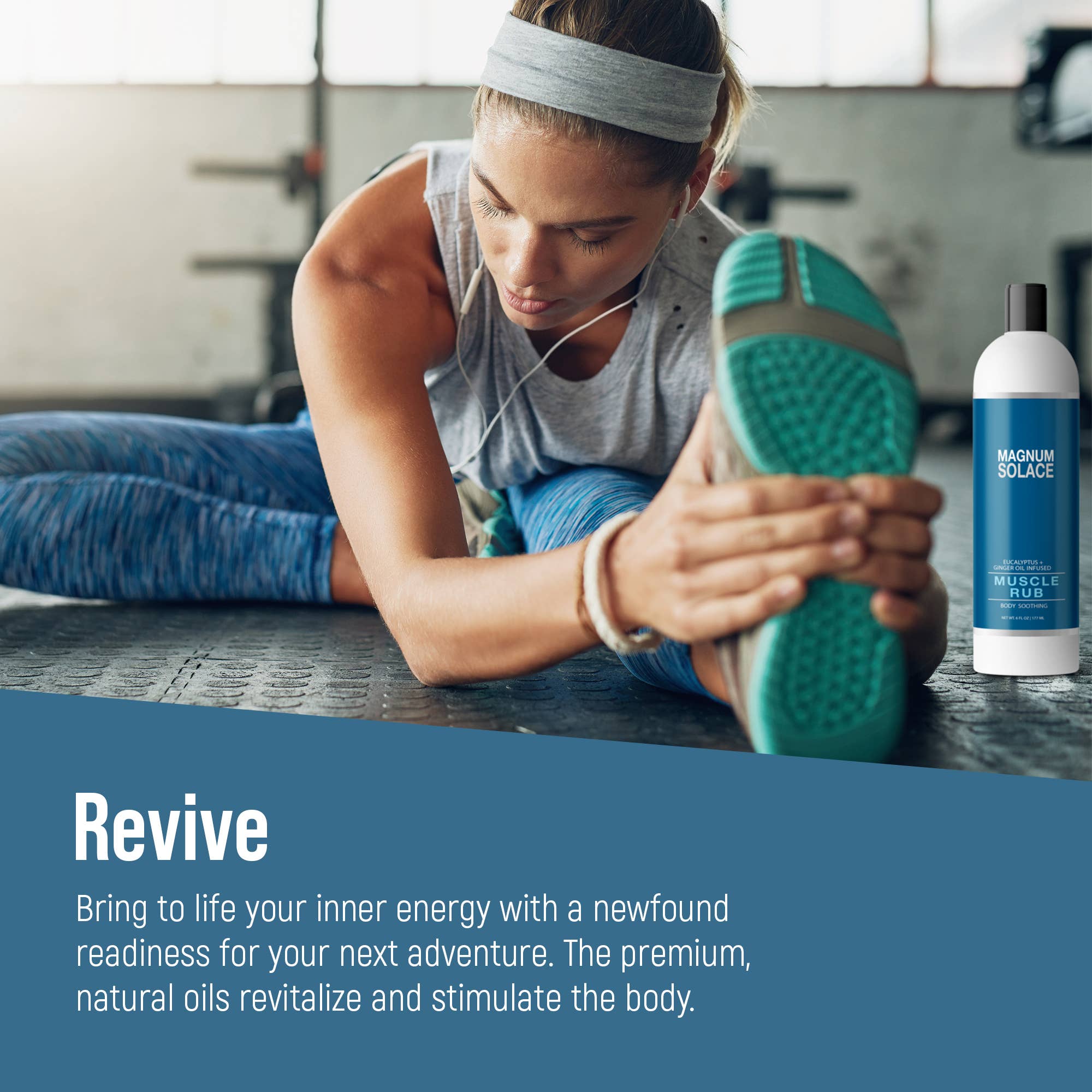 Muscle Rub 64 oz with Hand Pump
