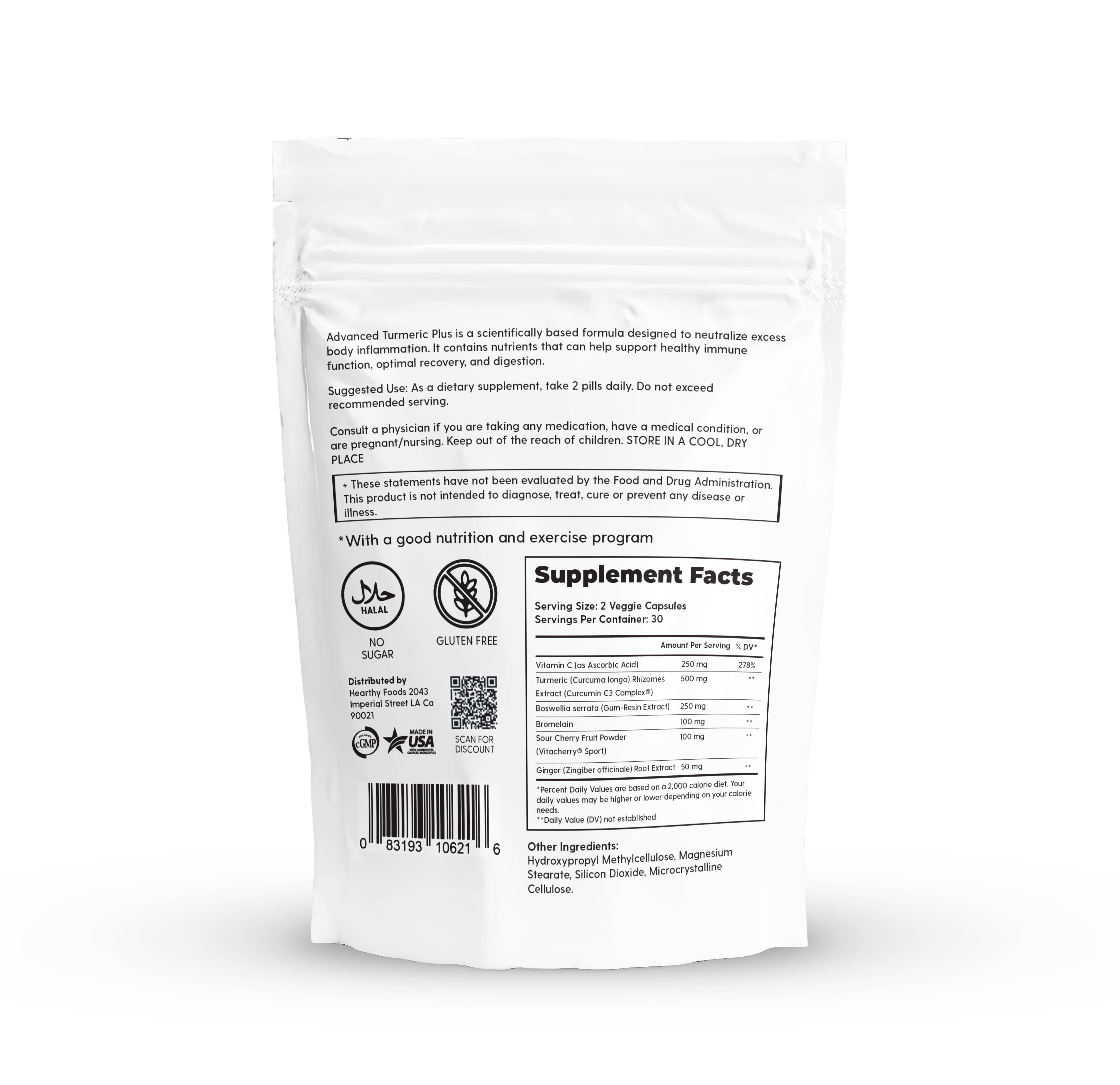 Advance Turmeric -Natures Most Powerful Anti-Inflammatory- Ultra High Absorption
